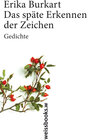 Buchcover Das späte Erkennen der Zeichen (PDF)