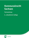 Buchcover Kommunalrecht Sachsen