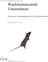Buchcover Wachstumsneutrale Unternehmen