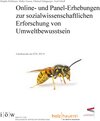 Buchcover Online- und Panel-Erhebungen zur sozialwissenschaftlichen Erforschung von Umweltbewusstsein