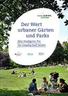 Buchcover Der Wert urbaner Gärten und Parks – Was Stadtgrün für die Gesellschaft leistet