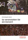 Buchcover So veranstalten Sie ein Konzert