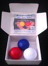 Buchcover Video-DVD " 80 Jonglierballtricks mit 1 und 2 Bällen" & 3 Jonglierbälle