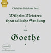 Buchcover Wilhelm Meisters theatralische Sendung