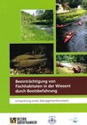 Buchcover Beeinträchtigung von Fischhabitaten in der Wiesent durch Bootsbefahrung