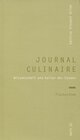 Buchcover journal culinaire. Kultur und Wissenschaft des Essens