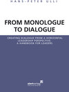 Buchcover From Monologue to Dialogue