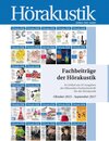 Buchcover Fachbeiträge der Hörakustik Oktober 2015 - September 2017