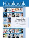 Buchcover Fachbeiträge der Hörakustik Oktober 2017 - September 2019