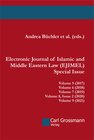 Buchcover Electronic Journal of Islamic and Middle Eastern Law (EJIMEL) - Special Issue