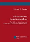 Buchcover A Precursor to Constitutionalism