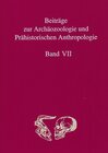 Buchcover Beiträge zur Archäozoologie und Prähistorischen Anthropologie VII