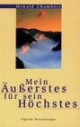 Buchcover Mein Äusserstes für sein Höchstes