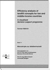 Buchcover Efficiency analysis of landfill concepts for low and middle-income countries A visualised decision support programme