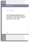 Buchcover Die Verhältnismäßigkeit von Eingriffen in die Berufsfreiheit des Art. 12 Abs. 1 GG