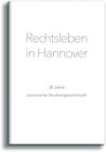 Buchcover Rechtsleben in Hannover