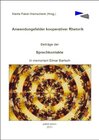 Buchcover Anwendungsfelder kooperativer Rhetorik