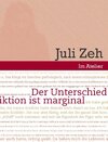 Buchcover Im Atelier. Beiträge zur Poetik der Gegenwartsliteratur 07/08 / Der Unterschied zwischen Realität und Fiktion ist margin