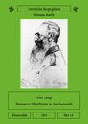 Buchcover Peter Lange  Bismarcks Oberförster im Sachsenwald
