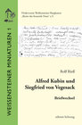 Buchcover Alfred Kubin und Siegfried von Vegesack