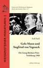 Buchcover Golo Mann und Siegfried von Vegesack