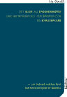 Buchcover Der Narr als Epochenmotiv und metatheatrale Reflexionsfigur bei Shakespeare