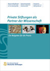 Buchcover Private Stiftungen als Partner der Wissenschaft