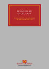 Buchcover Business Law in Germany