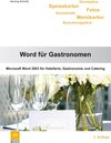 Buchcover Word 2003 für Gastronomen