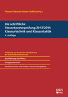 Buchcover Die schriftliche Steuerberaterprüfung 2013/2014 Klausurtechnik und Klausurtaktik