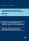 Buchcover Umsatzsteuer-Erklärung 2012/Umsatzsteuer-Voranmeldung 2013 Kompakt