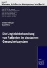 Buchcover Die Ungleichbehandlung von Patienten im deutschen Gesundheitssystem