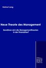 Buchcover Neue Theorie des Management