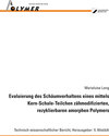 Buchcover Evaluierung des Schäumverhaltens eines mittels Kern-Schale-Teilchen zähmodifizierten, rezyklierbaren amorphen Polymers