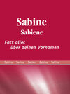 Buchcover Sabine
