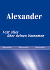 Buchcover Alexander