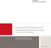 Buchcover Community Perspectives on Preventing Violent Extremism