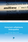 Buchcover Historisch reflektierte Osteopathie