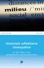 Buchcover Historisch reflektierte Osteopathie
