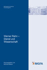 Buchcover Werner Rahn – Dienst und Wissenschaft