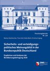 Buchcover Sicherheits- und verteidigungspolitisches Meinungsbild in der Bundesrepublik Deutschland