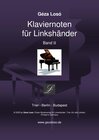 Buchcover Klaviernoten für Linkshänder - Band II