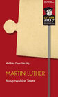 Buchcover Martin Luther - Ausgewählte Texte