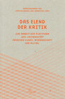 Buchcover Das Elend der Kritik