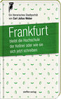 Buchcover Frankfurt bleibt die Hochschule der Kellner, oder wie sie sich jetzt schreiben