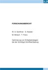 Buchcover Optimierung von Entladestrategien bei der Schüttgut-Schiffsentladung