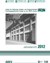 Buchcover Jahresbericht 2012