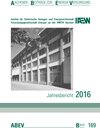 Buchcover Jahresbericht 2016