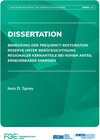 Buchcover Bemessung der Frequency Restoration Reserve unter Berücksichtigung regionaler Kernanteile bei hohem Anteil erneuerbarer 