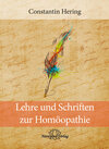 Buchcover Lehre und Schriften zur Homöopathie